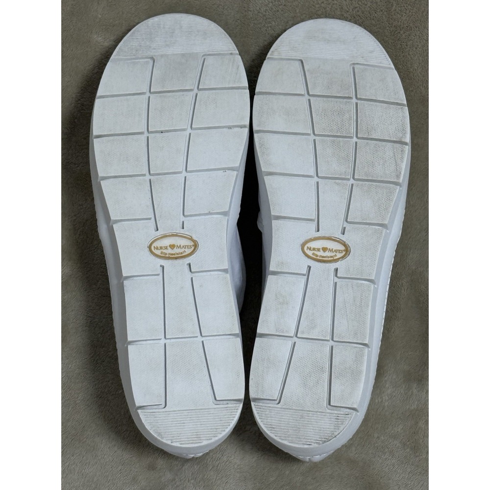 Nurse Mates Limited Edition Adela Slip-On Shoes White Women's 10M Hospital PRN - Picture 10 of 13
